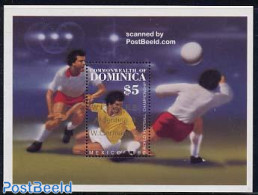 Dominica 1986 World Cup Football Winners S/s, Mint NH, Sport - Football - Dominikanische Rep.