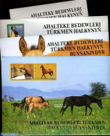 Turkmenistan 2005 Horses 4 S/s, Mint NH, Nature - Horses - Turkménistan