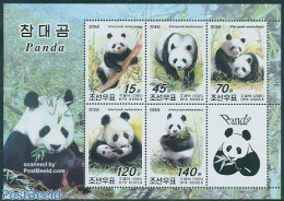Korea, North 2005 Panda Bears 5v M/s, Mint NH, Nature - Animals (others & Mixed) - Pandas - Korea, North