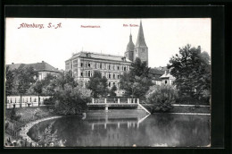 AK Altenburg / S.-A., Frauenfelsschule Und Rote Spitzen  - Altenburg