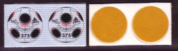 Rare Printing Austria MNH Pair Adidas Soccer Football - Printed On Polymer Plastic - Unusual - Scarce As Pair - Ongebruikt