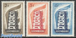 Luxemburg 1956 Europa 3v, Mint NH, History - Europa (cept) - Ungebraucht