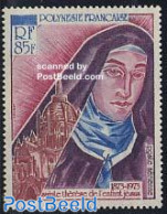 French Polynesia 1973 Holy Theresia 1v, Mint NH, Religion - Religion - Unused Stamps