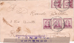 LOT DE 5 ,, Lettres CENSURE D' ESPAGNE  ,, Période De GUERRE ,,,,,scan Recto Et Verso ,,,,et VENDUE COMME C'EST - Lots & Kiloware (mixtures) - Max. 999 Stamps