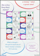 Great Britain 2001 Label Sheet, Cartoons, Mint NH, Art - Comics (except Disney) - Nuovi