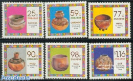 Zimbabwe 1993 Pottery 6v, Mint NH, Art - Handicrafts - Zimbabwe (1980-...)