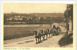 Presles. Bel Attelage Passant Devant Le Village De Presles. - Presles