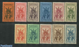 Martinique 1933 Postage Due, Tropical Fruits 11v, Mint NH, Nature - Fruit - Fruits