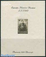 Romania 1932 Efiro Exposition S/s, Mint NH, History - Various - Kings & Queens (Royalty) - Philately - Uniforms - Ongebruikt