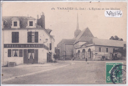 VARADES- L HOTEL DE FRANCE- L EGLISE ET LES HALLES - Varades