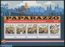 Netherlands - Personal Stamps TNT/PNL 2013 Paparazzo (2) 5v M/s, Mint NH, History - Newspapers & Journalism - Art - Co.. - Cómics