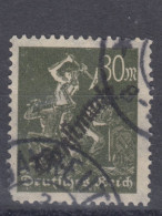 ⁕ Germany, Deutsches Reich 1923 ⁕ Dienstmarke 30 M. Mi.76 - Official Stamps, Overprint  ⁕ 1v Used - Servizio