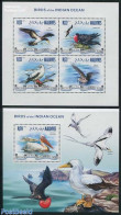 Maldives 2013 Birds Of The Indian Ocean 2 S/s, Mint NH, Nature - Birds - Malediven (1965-...)