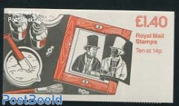 Great Britain 1989 Definitives Booklet, William Henry Fox Talbot, Selvedge At Left, Mint NH - Ungebraucht