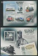 Sao Tome/Principe 2010 Rudolf Diesel 2 S/s, Mint NH, Science - Transport - Inventors - Railways - Trains