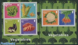 Montserrat 2014 Vegetables 2 S/s, Mint NH, Health - Food & Drink - Alimentazione