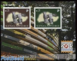 Singapore 2014 World Stamp Exhibition S/s, Imperforated, Mint NH, Various - Philately - Maps - Geography