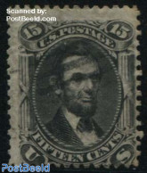 United States Of America 1861 15c Black, Used, Used Stamps - Used Stamps