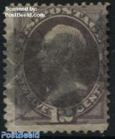 United States Of America 1870 12c, Violet, Used, Used Stamps - Gebraucht