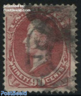 United States Of America 1870 90c Carmine, Used, Used Stamps - Gebraucht