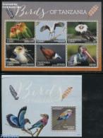 Tanzania 2015 Birds 2 S/s, Mint NH, Nature - Birds - Birds Of Prey - Parrots - Tansania (1964-...)