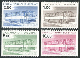 Finland Q14-Q17, MNH. Michel AP 14-17. Parcel Post 1981. Mail Bus. - Paquetes Postales