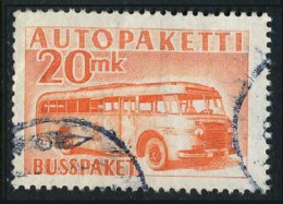Finland Q7,used.Michel AP 7. Parcel  Post 1952.Mail Bus. - Colis Postaux