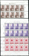 Finland B104-B106 Blocks/10, MNH. Michel 392-394. Red Cross-1951, Blood Donor. - Nuevos