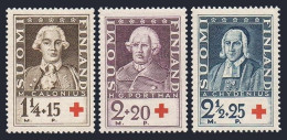 Finland B18-B20, MNH. Mi 188-190. Red Cross-1935. Mathias Calonius, G. Porthan, - Nuevos
