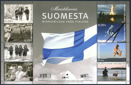 Finland 1297 Ah Sheet, MNH. Independence, 90th Ann. 2007. - Nuevos