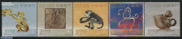 Macao 2016 Year Of The Monkey 5v [::::], Mint NH, Nature - Various - Monkeys - New Year - Art - Art & Antique Objects .. - Unused Stamps