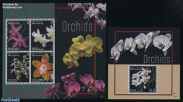 Micronesia 2015 Orchids 2 S/s, Mint NH, Nature - Flowers & Plants - Orchids - Micronésie