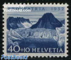 Switzerland 1952 40+10c, Stamp Out Of Set, Mint NH, Nature - Ongebruikt