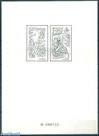 Czech Republic 1997 Europa, Legends 2v, Blackprint, Mint NH, History - Europa (cept) - Knights - Art - Fairytales - Other & Unclassified
