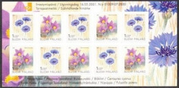 Finland 1131-1132a Pane, MNH. Provincial Flowers 2001. - Neufs