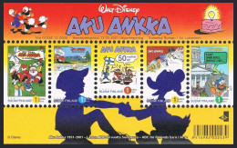 Finland 1150 Ae Sheet, MNH. Donald Duck Comics In Finland, 50th Ann. 2001. - Unused Stamps