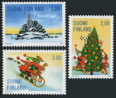 Finland 1095-1097, MNH. Michel 1457-1459. Christmas 1998. - Unused Stamps