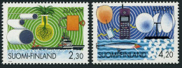 Finland 937-938, MNH. Mi 1248-1249. EUROPE CEPT-1994. Technology. Ice Breaker, - Ongebruikt