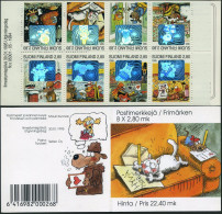 Finland 949-956a Booklet, MNH. Michel 1276-1283 MH 38. Greetings: Dog Hill Kids. - Neufs