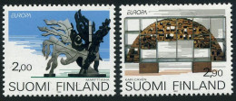 Finland 908-909, MNH. Michel 1206-1207. EUROPE CEPT-1993. Contemporary Art. - Ungebraucht