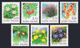 Finland 829-835,MNH.Michel 1100-1101,1127-1129,1163-1164. Provincial Flowers. - Unused Stamps
