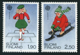 Finland 795-796,MNH.Michel 1082-1083. EUROPE CEPT-1989.Children's Toys. - Ongebruikt