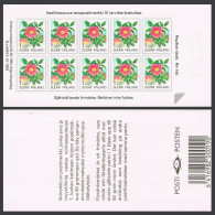Finland 840 Sheet/10 Self-adhesive Stamps,MNH.Michel 1250Fb.Karelian Rose,1994. - Ungebraucht