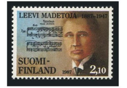 Finland 751, MNH. Michel 1014. Leevi Madetoja, Composer, 1987. - Unused Stamps