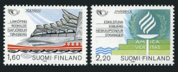 Finland 738-739, MNH. Michel 996-997. Nordic Cooperation 1986. Sister Towns. - Nuovi