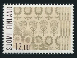 Finland 718, MNH. Michel 972. Tulip Damask Table Cloth, 18th Century, 1985. - Nuevos