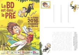 BD - La BD Est Dans Le Pré - Fourques Sur Garonne [47] - 13 & 14 Février 2016 - Ill. Jampur Fraize - [3e Festival] - Fumetti