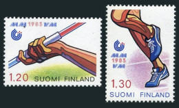 Finland 682-683,MNH.Michel 929-930. Athletic Championships,1983.Javelin,Running. - Nuovi