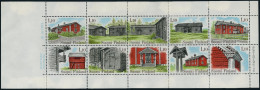Finland 626 Aj Booklet,MNH. Michel 850-859 MH 11. Farm Houses, 1979. - Unused Stamps