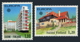 Finland  608-609, MNH. Michel 825-826. EUROPE CEPT-1978,Architecture.Sanitarium, - Ongebruikt
